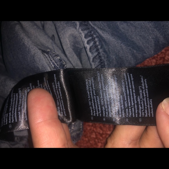 ESMARA LYOCELL JUMPSUIT BY HEIDI KLUM ZIP AND BUTTON FRONT CUFFED HEM SIZE L - Picture 11 of 12